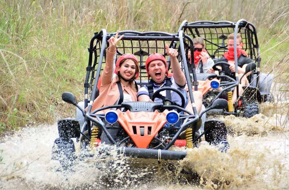 The one day action ''Rafting & ATV & ziplining ''